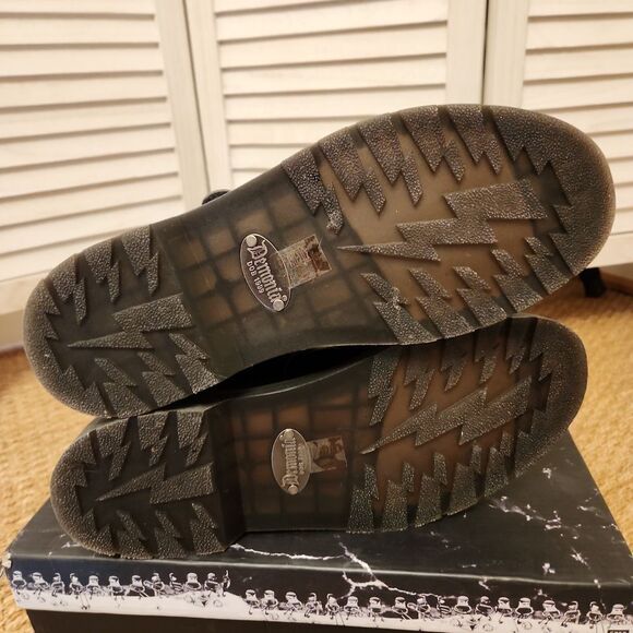 Demonia Black Combat Boots with Silver Buckles BOLT330/BLV Size 11 NWT main image 7